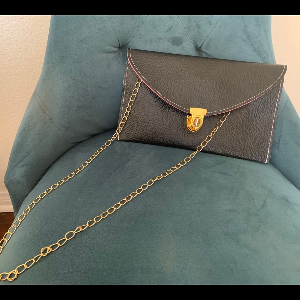 GOGH black clutch purse